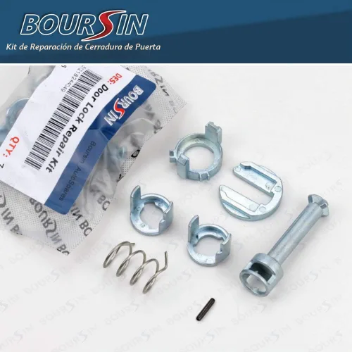 Vista 2 de BOURSIN Kit de reparación de cerradura de puerta compatible con BMW X5 E53 1999-2006, E83 X3 2003-2010 Delantero L/R lateral