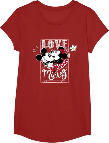 Vista 73 de Disney Mickey & Minnie Mouse Love Mickey - Camiseta para el día de San Valentín