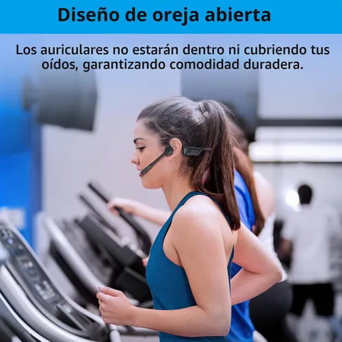 Vista 3 de ZIOCOM Auriculares abiertos con micrófono, AptX-LL, compatible con llamadas