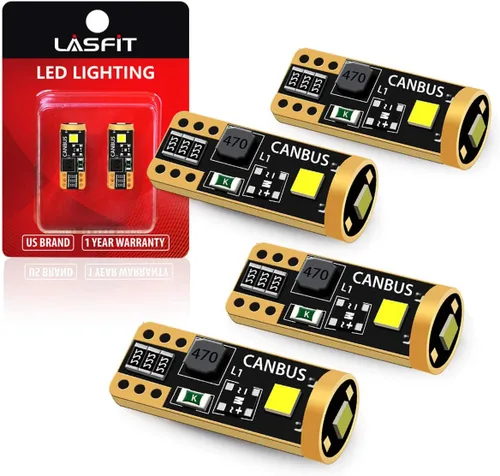 Vista 21 de LASFIT 194 Bombilla LED 6000K Blanca, T10 168 2825 W5W Bombillas LED de Repuesto, Para Luz de Domo/Mapa, Luz de Puerta, Luz de Cortesía, Luz