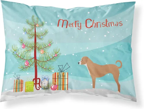 Vista 102 de Caroline's Treasures BB8334PILLOWCASE AIDI Atlas Mountain Dog - Funda de almohada estándar, color azul, ligera, súper suave, de fácil cuidado