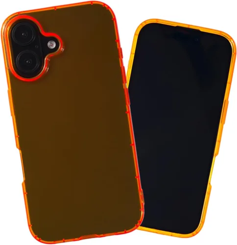 Vista 14 de SteepLab Neon Highlighter - Funda para iPhone 12 Pro Max, funda Grippy Jelly con bolsillos protectores de aire (amarillo neón llamativo)