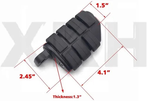 Vista 5 de Abrazaderas de carretera de 1.25" Estriberas de pie grandes compatibles con TRIUMPH ROCKET 3 2300CC [B00YWC7QPE]