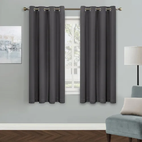 Vista 123 de MYSKY HOME Cortinas Aqua para Armario para Entrada Cortina Opaca para Puerta para Sala de Estar Cortina Oscurecedora de Habitación con Ojales
