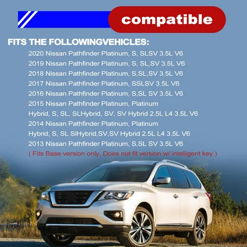 Vista 7 de Interruptor de liberación abierta para maletero trasero compatible con Nissan Pathfinder 2013-2020, interruptor de tapa de portón trasero con botón