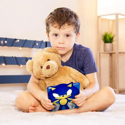 Vista 4 de Funda Trasera de Silicona Sonic The Hedgehog Compatible con iPad de 9ª/8ª/7ª Generación (2021/2020/2019), Funda Protectora Antideslizante de Goma