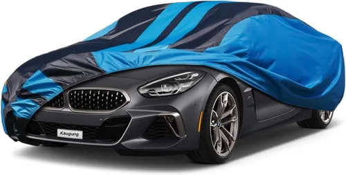 Vista 55 de Kaugung Funda impermeable para automóvil BMW Serie 3 (1999-2025), cubierta exterior completa para automóviles, ligera, resistente al sol, UV