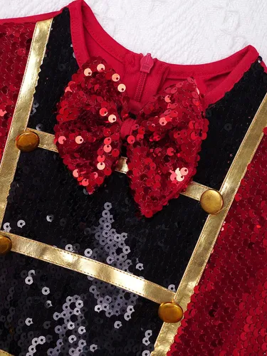 Vista 5 de Moily Vestido de tutú de lujo para niñas con hombros descubiertos y sombrero steampunk