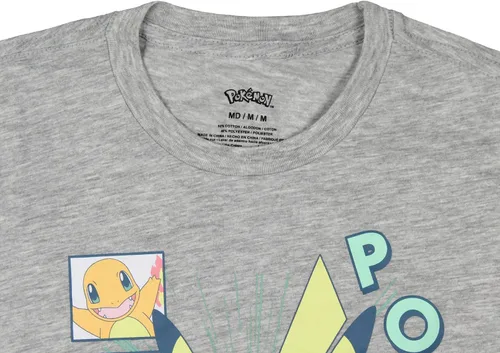 Vista 4 de Pokemon - Camiseta de juego de cartas para niña, diseño de Pikachu pastel