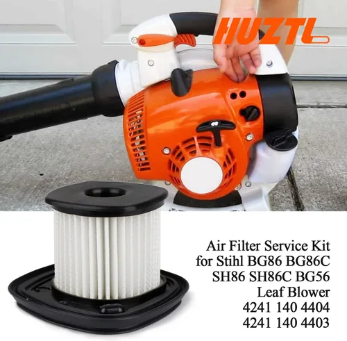 Vista 3 de Huztl Kit de servicio de filtro de aire para soplador de hojas Stihl BG86 BG86C SH86 SH86C BG56 42411404400 42411404404