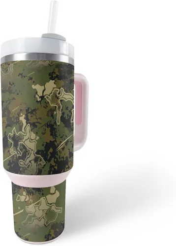 Vista 28 de MightySkins Skin - Vaso de vinilo compatible con Stanley The Quencher H2.0 FlowState de 40 onzas, Typhoon, protectora, duradera y única, fácil