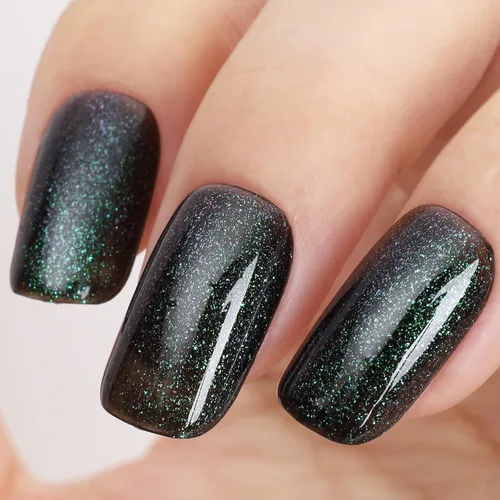 Vista 44 de Esmalte de uñas en gel color púrpura oscuro de medianoche - 15ml de esmalte de uñas en gel Jelly color morado negro, color traslúcido