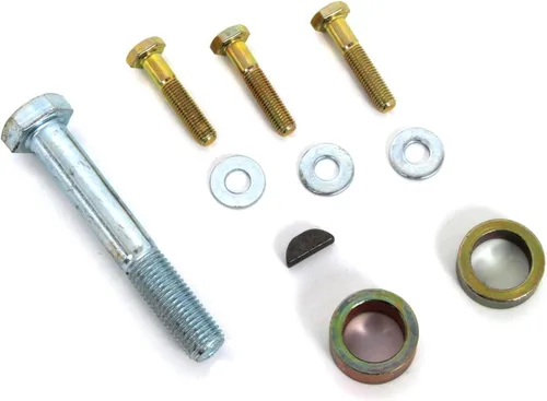 Vista 4 de BBK Performance 1559 Kit de polea de tracción inferior para Ford Mustang 4.6/GT - Kit de aluminio mecanizado CNC ligero de 3 piezas