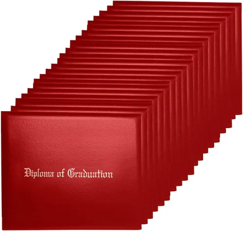 Vista 16 de Funda para diploma 8.5x11 de cuero sintético acolchada para certificados, color negro Cubierta de certificado de premio de grado de diploma
