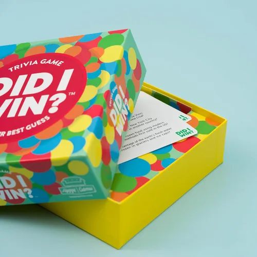 Vista 5 de Hygge Games Did I Win? Juego de preguntas Juegos de mesa Juegos de trivia Juegos de mesa para adultos y adolescentes Juegos familiares Hygge
