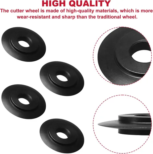 Vista 6 de 41317 - Rueda de repuesto para cortador de tubos RIDGID E-3469, cortador de tubos de cobre compatible con 101 103 104 117 118 150 151 152 153 205
