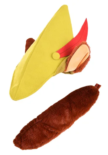 Vista 3 de Kit de Sombrero y Cola de Robin Hood - Disney Multicolor