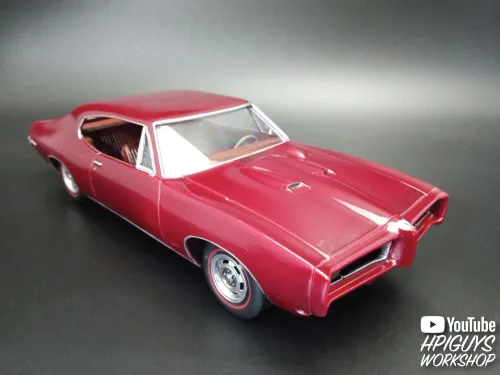 Vista 6 de AMT 1968 Pontiac GTO Hardtop Craftsman Plus 1:25 Kit de modelo a escala 1:25