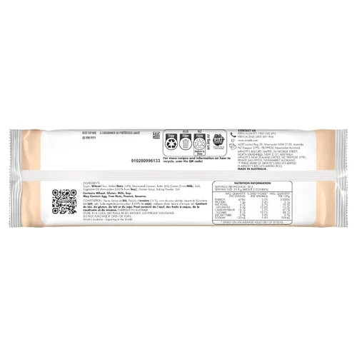 Vista 4 de Arnott's Galletas a presión de mantequilla 8.82 oz