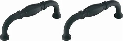 Vista 29 de Amerock Granby 3-3/4 pulgadas (96 mm) de centro a centro Bronce champán Tirador de gabinete - paquete de 10 unidades Champagne bronce