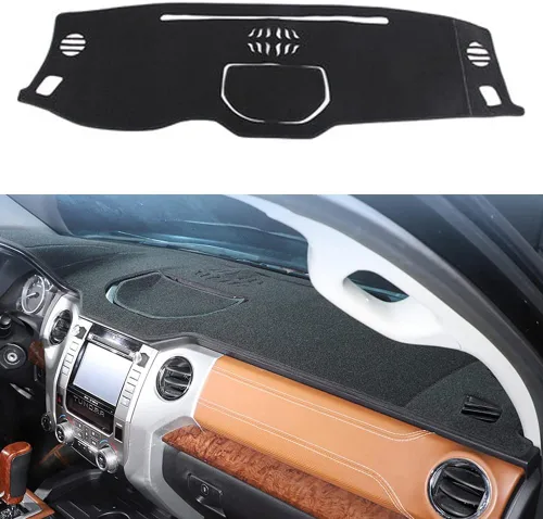 Vista 29 de Cubierta de salpicadero para salpicadero, alfombra personalizada para Toyota RAV4 2013 2014 2015 2016 2017 2018 Accesorios antideslizante protector