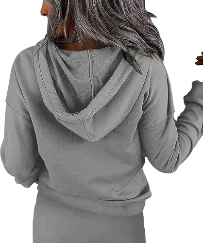 Vista 4 de Nimsruc Trajes de dos piezas para mujer, trajes de jogging, trajes casuales para correr