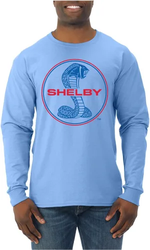 Vista 3 de Shelby Cobra USA Logo Emblema Powered by Ford Motors Cars and Trucks Camisa de manga larga para hombre