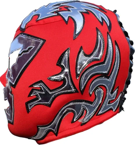 Vista 5 de Máscara de lucha libre mexicana, licra Pro-Fit, talla adulto
