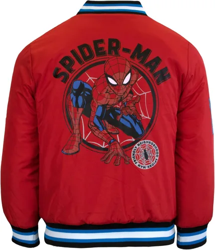 Vista 2 de Marvel Superheroes - Chaqueta bomber para niño, Spider-Man, Miles Morales, Black Panther, Ghost-Spider, Venom Bomber para niños
