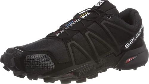 Vista 9 de Salomon Zapatillas de trail running Speedcross 4 para hombre Azul Yonder Negro Lava Naranja