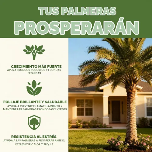 Vista 2 de Fertilizante para palmeras para todas las palmas y helechos, alimento líquido para plantas 8 oz (250mL)