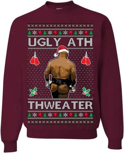 Vista 53 de Merry Chrithmith Ugly Christmas Sweater Unisex Crewneck Graphic Sweatshirt Negro Bitcheth