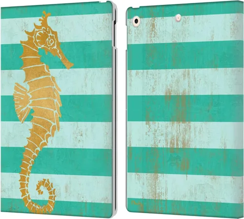 Vista 24 de Head Case Designs Funda de piel con licencia oficial de Paul Brent Agate Mermaid Coastal Book Wallet compatible con Apple iPad 10.2 2019/2020/2021