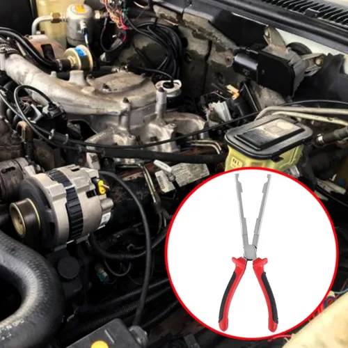 Vista 7 de SPEEDWOX Alicates de removedor de abrazadera de la herramienta del conector de la bujíbula recta para motores diesel