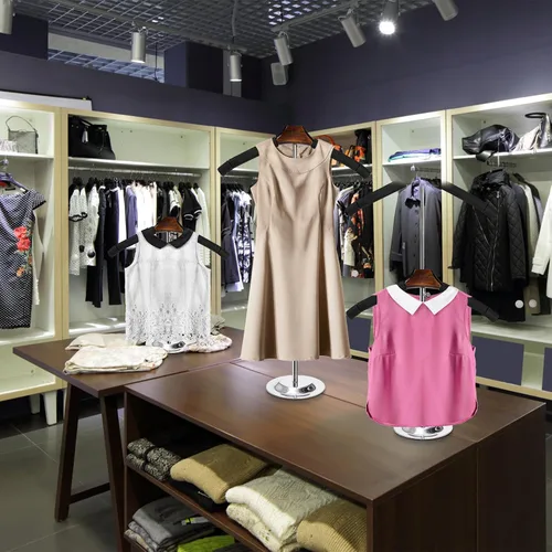 Vista 7 de Tosnail Exhibición ajustable de la camiseta, soporte de exhibición de la camisa de 18 - 31 pulgadas, maniquí de ropa, estante de exhibición