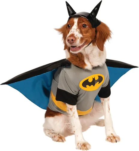 Vista 5 de DC Comics Superheroes: Disfraz de Batman para mascotas para perros o gatos por Rubies, XXL