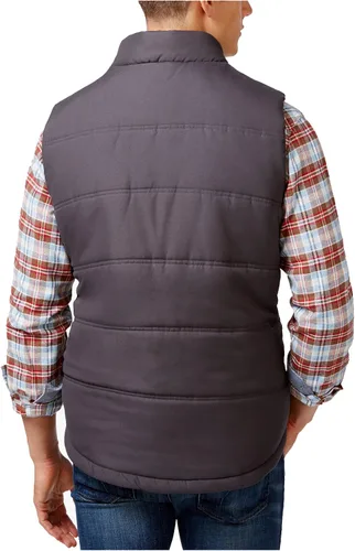 Vista 2 de Chaleco Puffer con cremallera completa para hombre