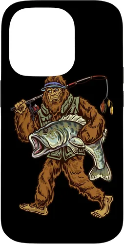 Vista 17 de Largemouth Bass Fishing Bigfoot Fisherman Case for iPhone 17