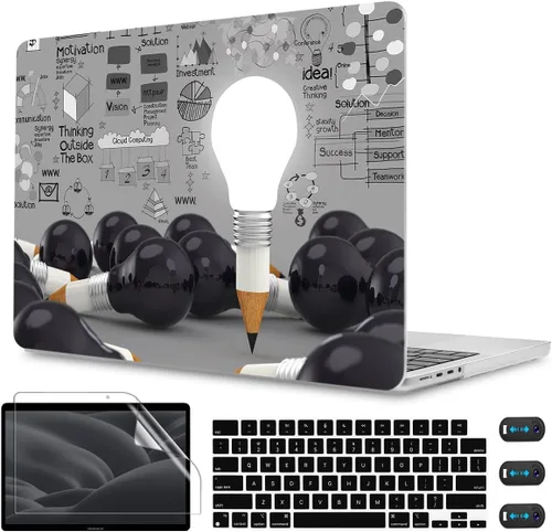 Vista 9 de CISSOOK Funda compatible con MacBook Pro de 16 pulgadas 2025 2024 2023 2022 2021 versión A3403 A3186 A2991 A2780 A2485, carcasa rígida para MacBook