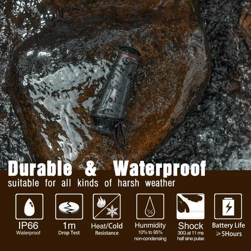 Vista 6 de TK Series Thermal Vision Monocular for Night Hunting - Compact Camera for Wildlife Viewing, Hunting & Outdoor