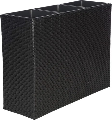 Vista 8 de SAFAVIEH Rita - Soporte para plantas de mimbre beige de 3 niveles con cestas, estante vertical para macetas para patio, balcón, jardín, 32.28