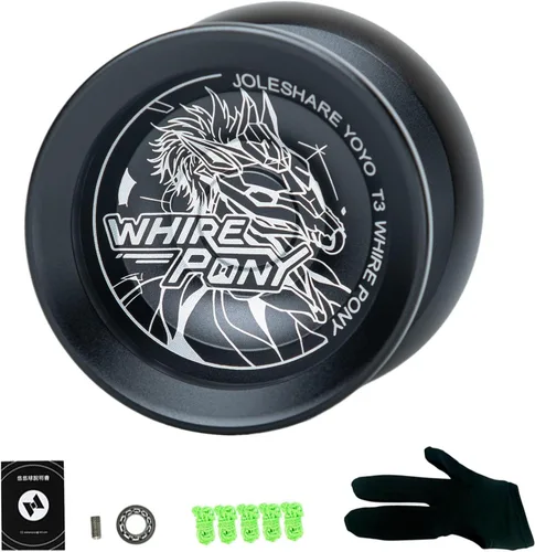 Vista 9 de LIXADA Yoyo Ball Aleación de aluminio con rodamientos sensibles y no respondentes+cuerda Yoyo+guante, juego de bolas de yoyo profesional portátil