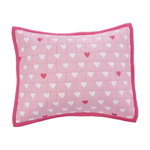 Vista 10 de Amazon Basics Colcha reversible de algodón para niños, funda estándar, unicornio y chicle, color rosa Unicornio y rosa chicle