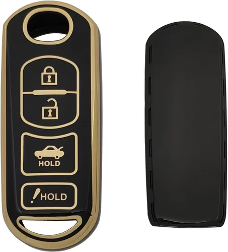 Vista 3 de Funda para llavero de TPU para 3, 6, 8, Miata, MX-5, CX-3, CX-5, CX-7, CX-9, llave inteligente sin llave