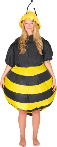 Vista 2 de Bodysocks - Disfraz inflable de abeja para adultos