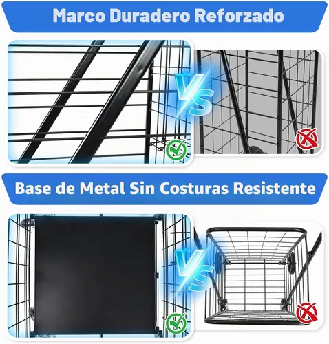 Vista 4 de Carrito de compras plegable con forro impermeable extraíble, carrito de comestibles de capacidad de 450 libras con cesta doble y ruedas giratorias