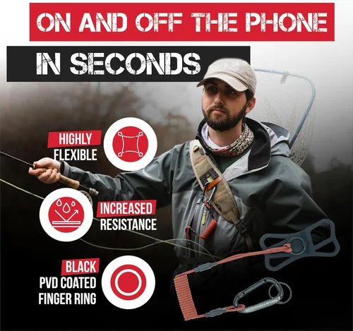 Vista 5 de Rogue Fishing Co. The Protector Phone Tether - Phone Leash