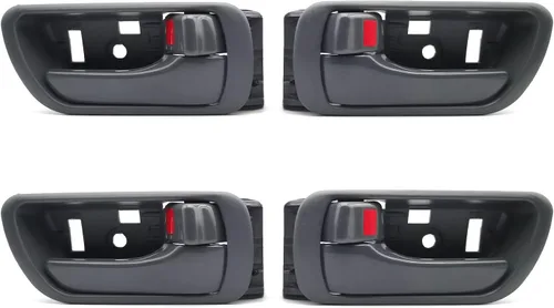 Vista 8 de 4 piezas de manijas interiores para puertas de Toyota Camry 2002 2003 2004 2005 2006, delanteras traseras izquierda del conductor y derecha del lado