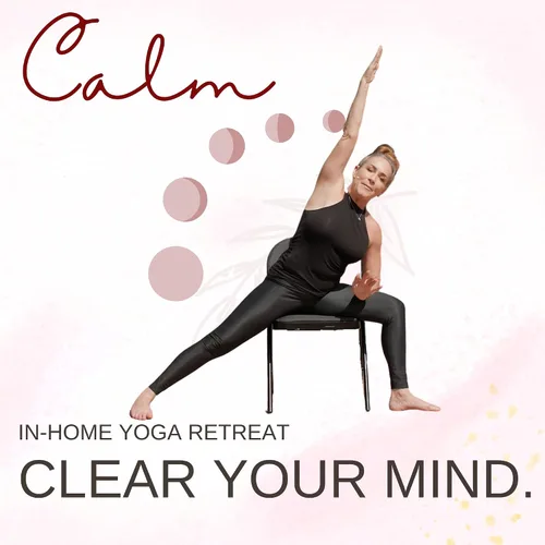 Vista 6 de CHAIR YOGA FOR SENIORS DVD + Poster + Bonus Yoga DVD. Strength- Energize- Healing- Relieve Stress. Chair yoga DVD for beginners. Yoga chair