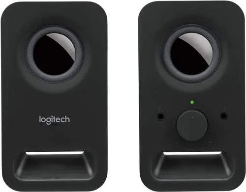 Vista 4 de Logitec Multimedia bocinas Z150 con sonido estéreo para múltiples dispositivos, color negro, Negro
